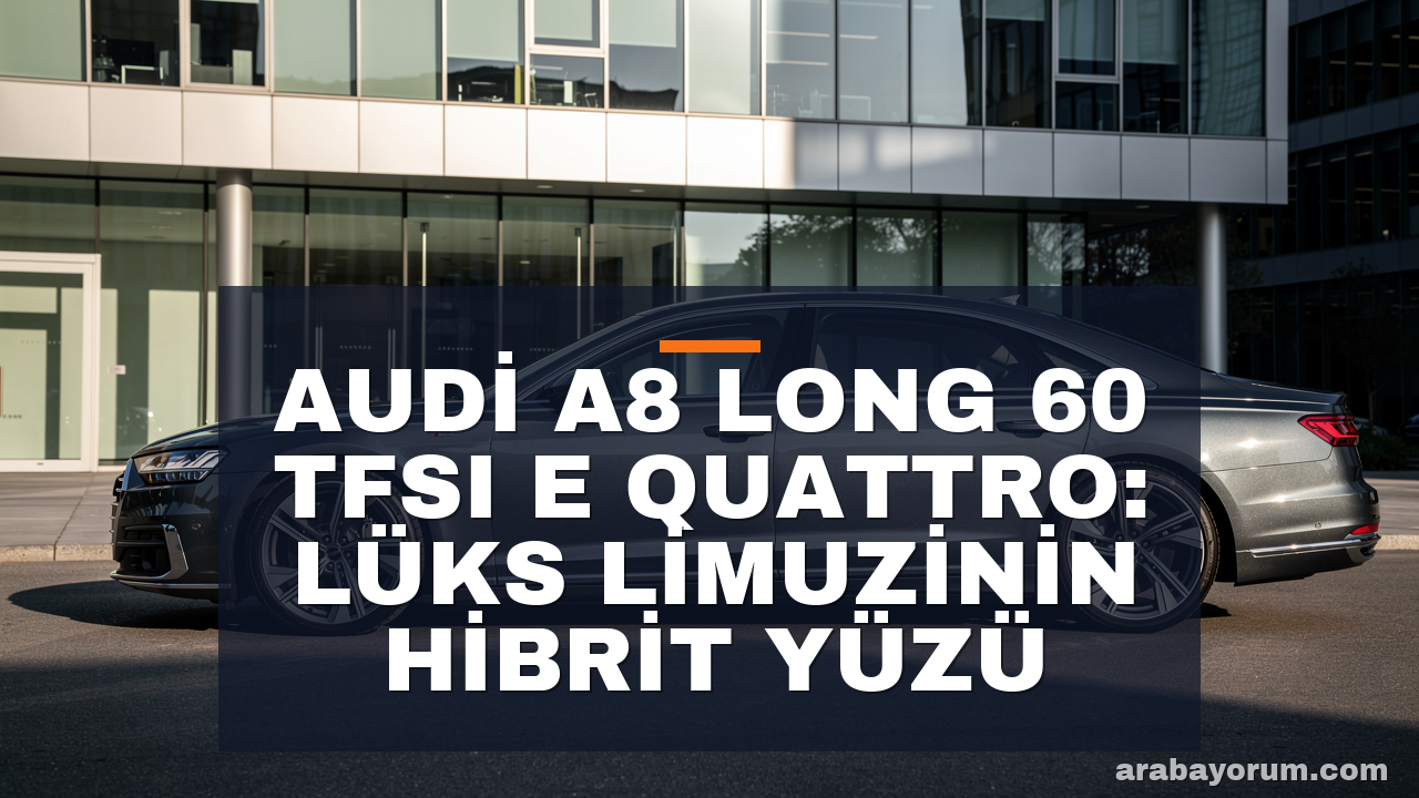 Audi A8 Long 60 TFSI e Quattro: Lüks Limuzinin Hibrit Yüzü