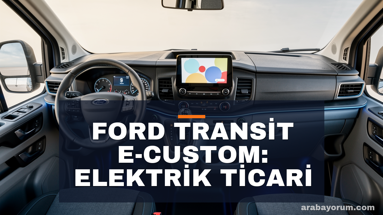 Ford Transit e-Custom İnceleme: Türkiye Üretimi Elektrik Ticari
