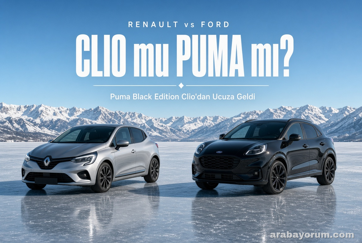 Renault Clio mu, Ford Puma mı? Puma Black Edition Clio'dan Ucuza Geldi