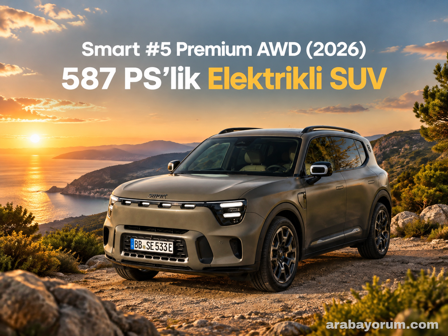 Smart #5 Premium AWD (2026): 587 PS'lik Elektrik SUV