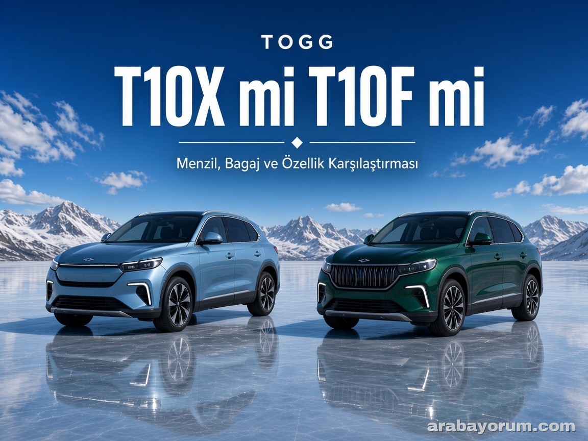 Togg T10X mi T10F mi Daha İyi? Menzil, Bagaj ve Özellik Farkı