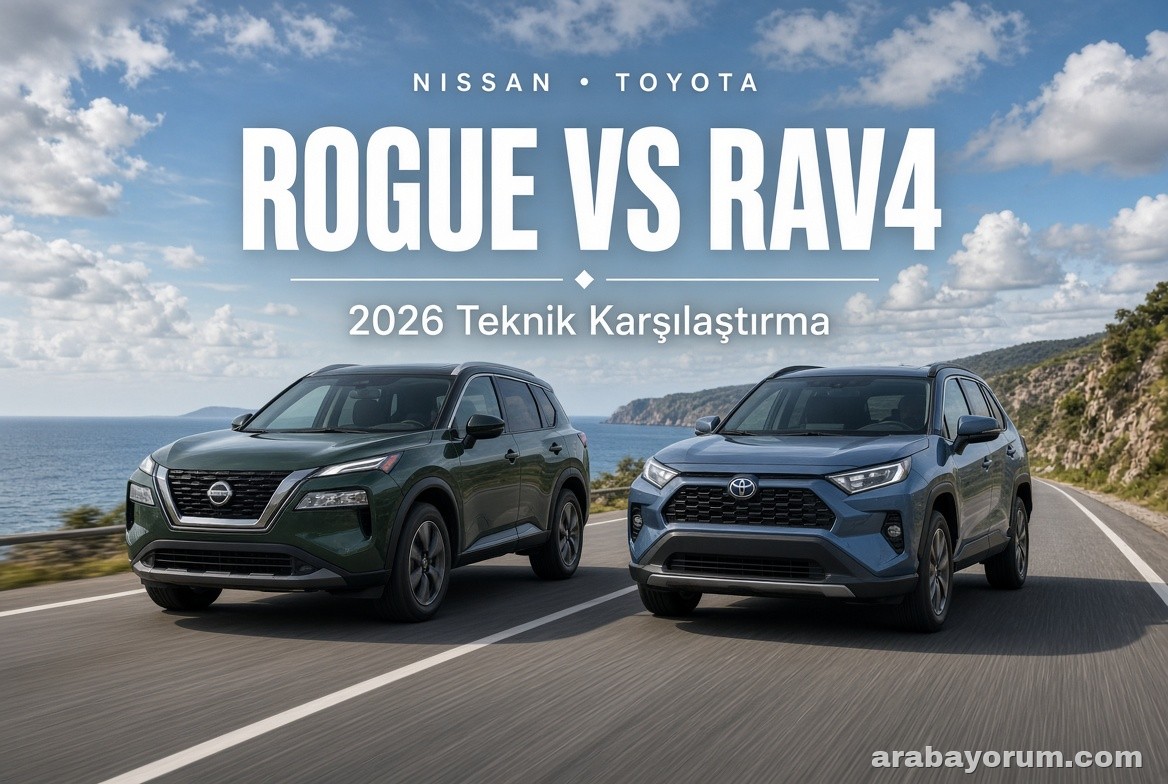 2026 Nissan Rogue vs Toyota RAV4: Teknik Karşılaştırma