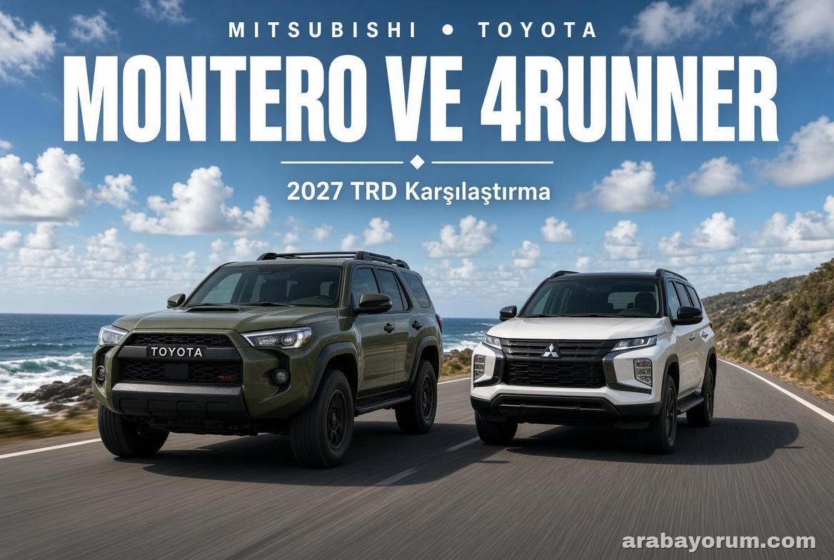 2027 Mitsubishi Montero ve Toyota 4Runner TRD Karşılaştırma
