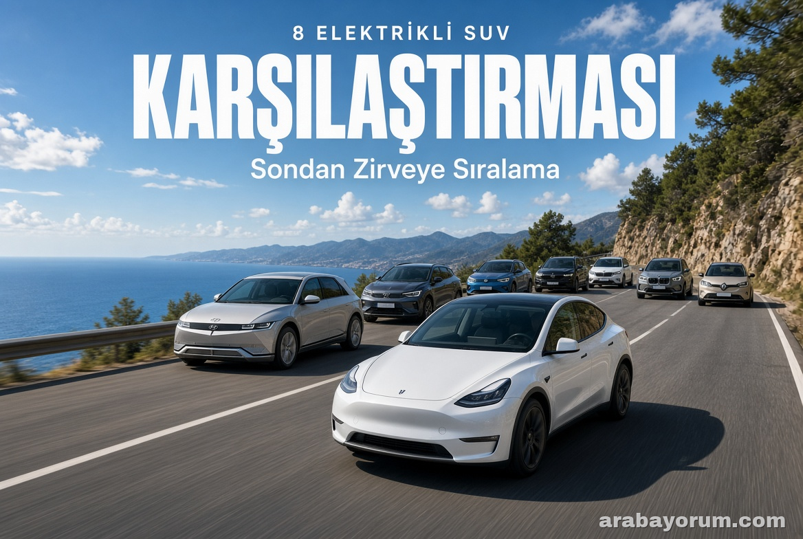 8 Elektrikli SUV Karşılaştırması: Sondan Zirveye Sıralama
