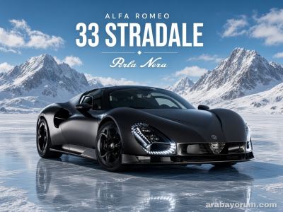 Alfa Romeo 33 Stradale Perla Nera: Tek Örnek Siyah Süper Otomobil
