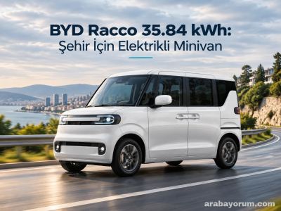 BYD Racco 35.84 kWh: Şehir İçin Elektrikli Minivan
