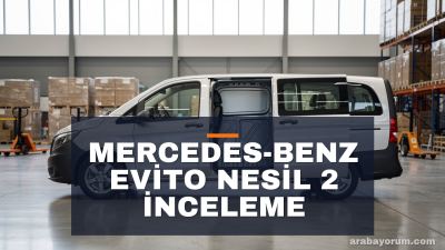 Mercedes Benz eVito Nesil 2: 315 km Menzil, DC Hızlı Şarj
