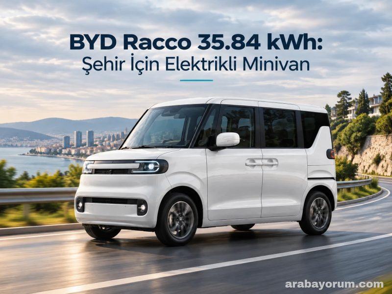 BYD Racco 35.84 kWh: Şehir İçin Elektrikli Minivan