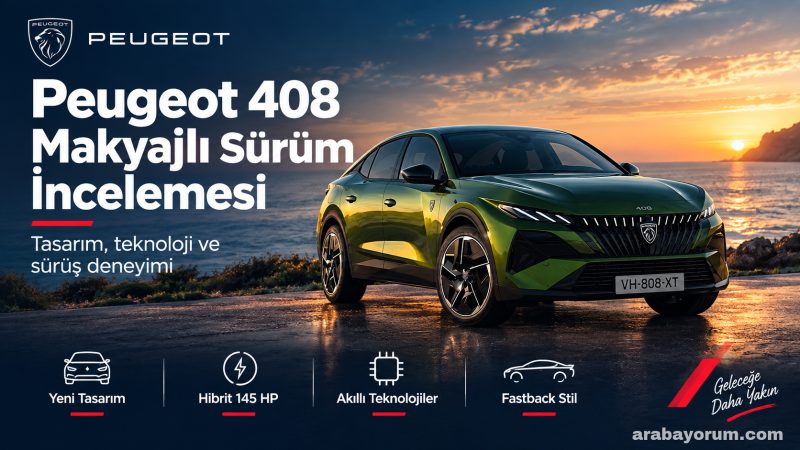 Peugeot 408 Makyajlı Sürüm İncelemesi