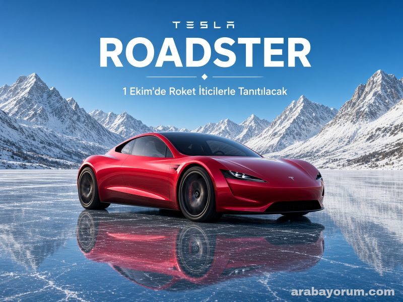 Tesla Roadster 1 Ekim'de Roket İticilerle Tanıtılacak