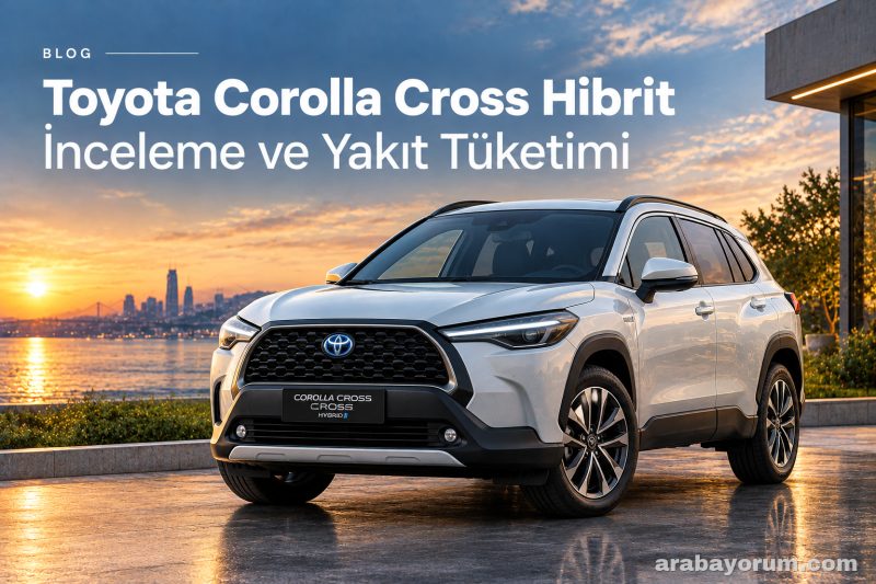 Toyota Corolla Cross Hibrit İnceleme ve Yakıt Tüketimi
