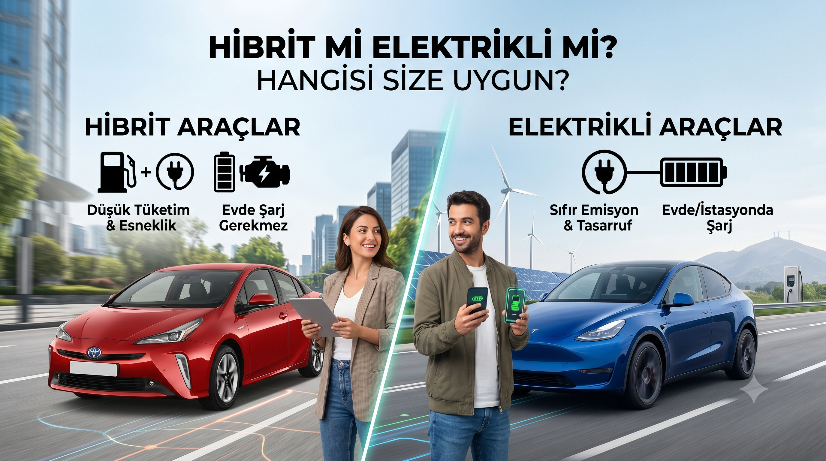 Hibrit mi Elektrikli mi? Hangisi Size Uygun?