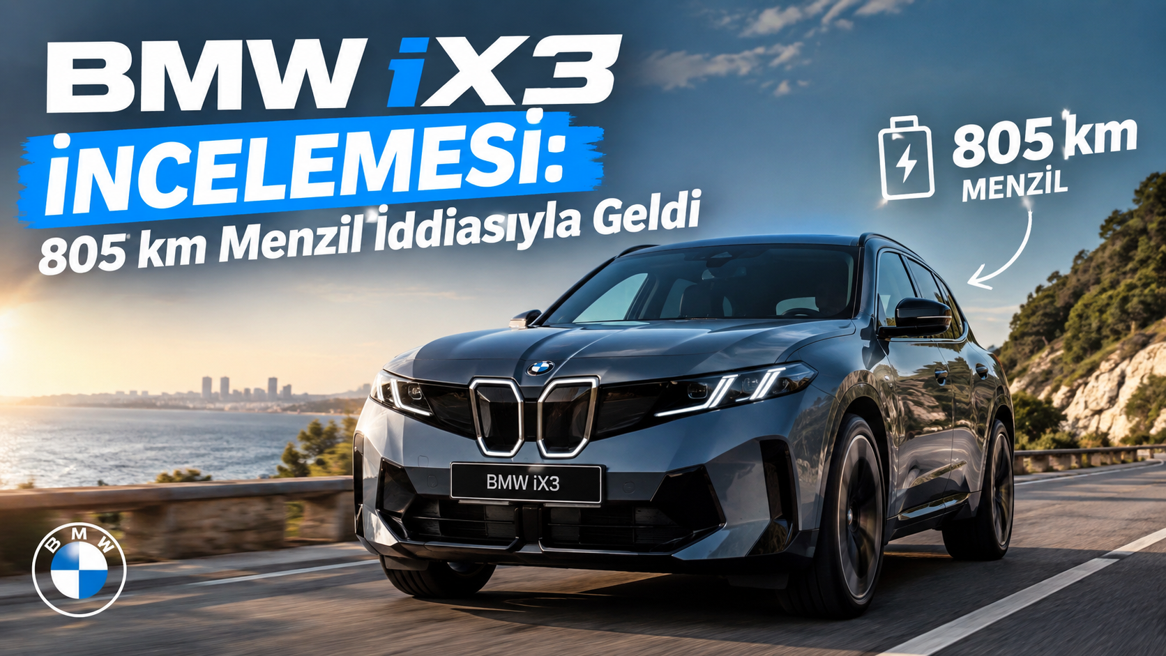 BMW iX3 İncelemesi: 805 km Menzil İddiasıyla Geldi