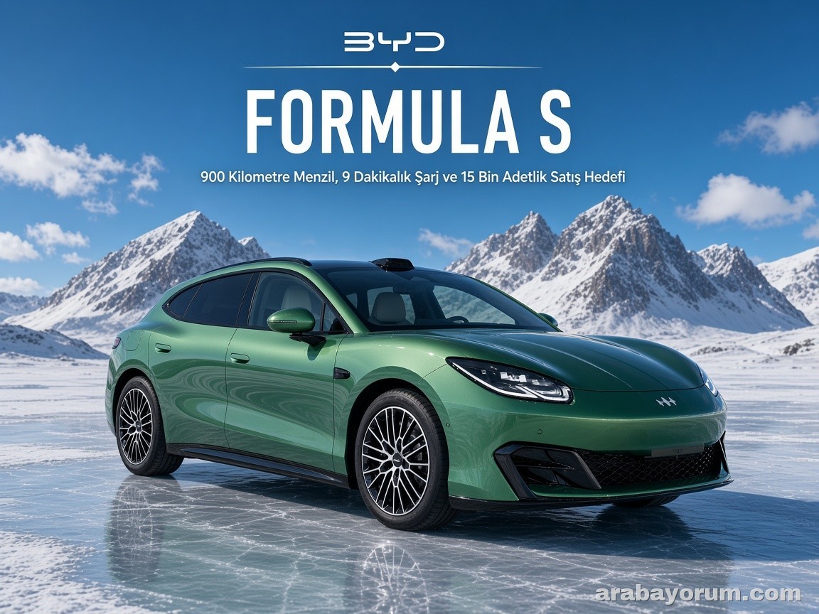 BYD Formula S Serisi: 900 Kilometre Menzil ve 9 Dakikalık Şarj