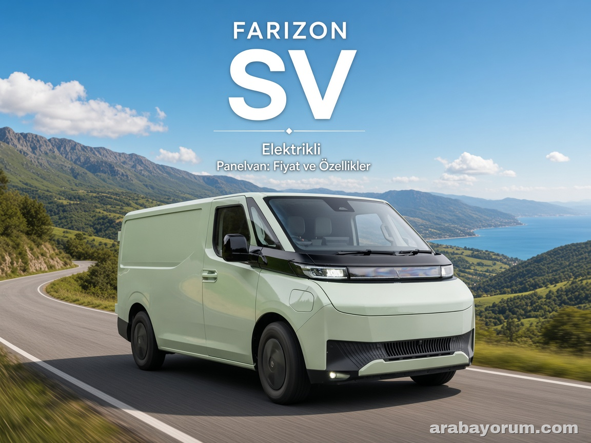 Farizon SV Elektrikli Panelvan: Fiyat ve Özellikler