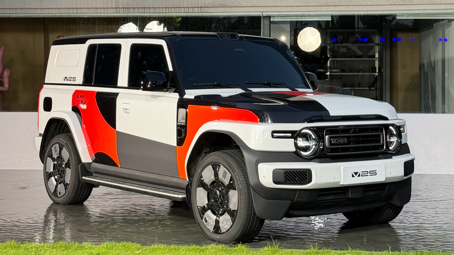 Chery iCaur V25 Sahneye Çıktı: Kutu Gibi Tasarım, Uzatılmış Menzilli Elektrik Gücü ve İleri Teknoloji - fotoğraf 6