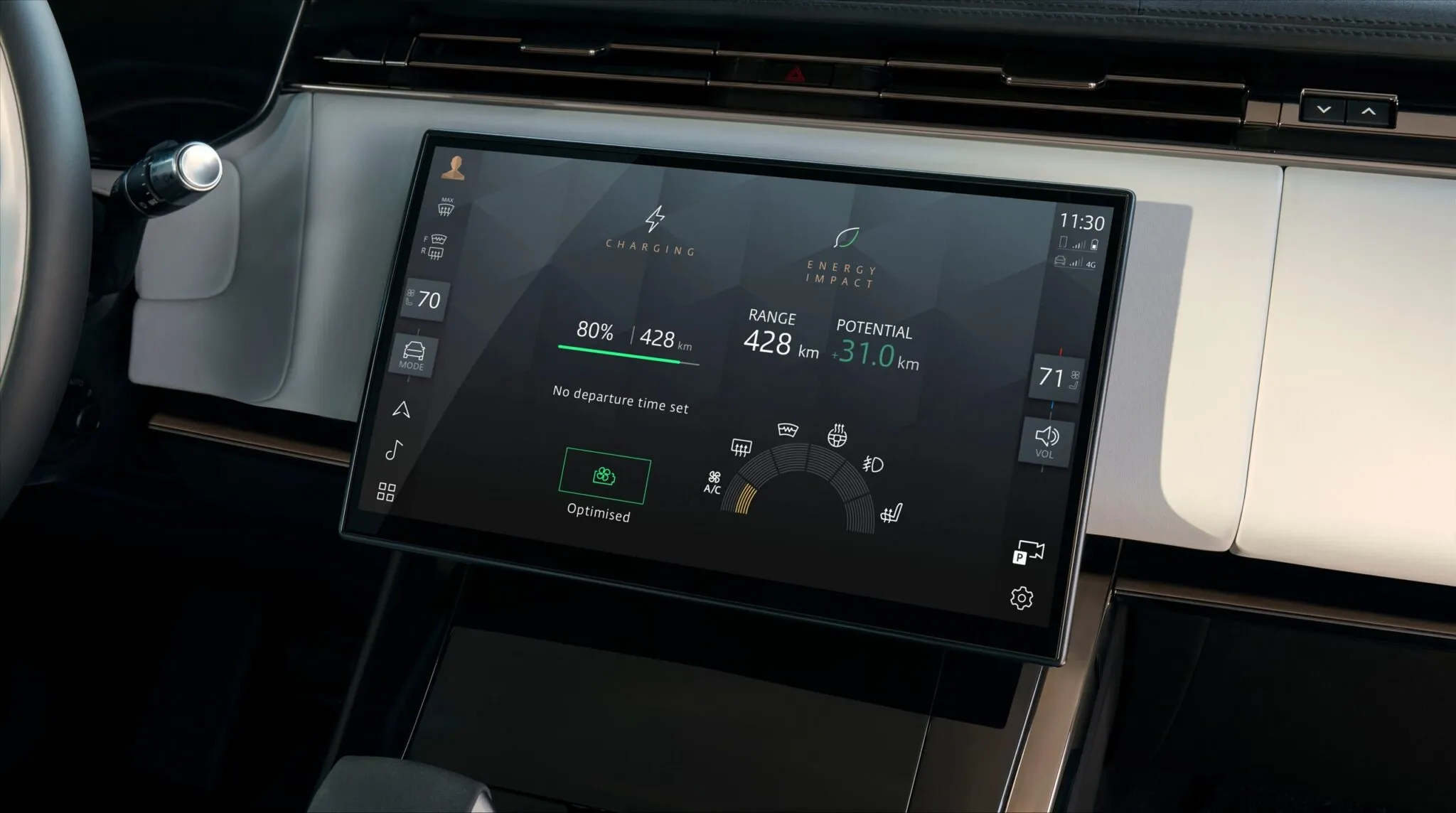 Range Rover Sport Electric ön tasarım ve farlar