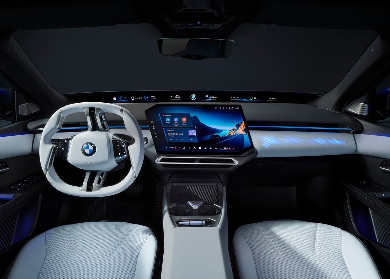 BMW i3 Türkiye’ye Gelecek mi? 900 km Menzilli Elektrikli 3 Serisi 2027 BMW i3 kokpit