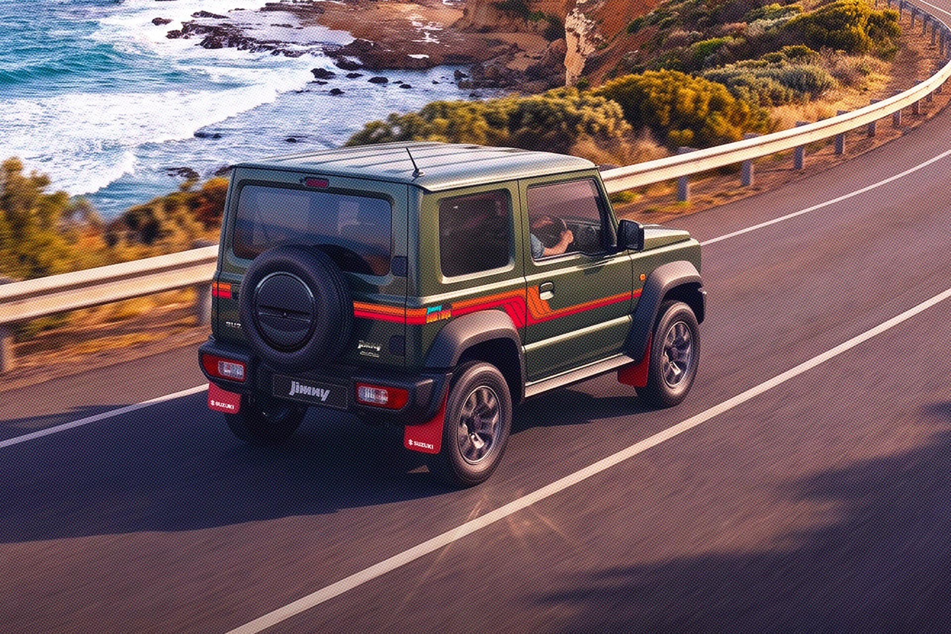 Suzuki Jimny Heritage yan ve arka dış görünüm