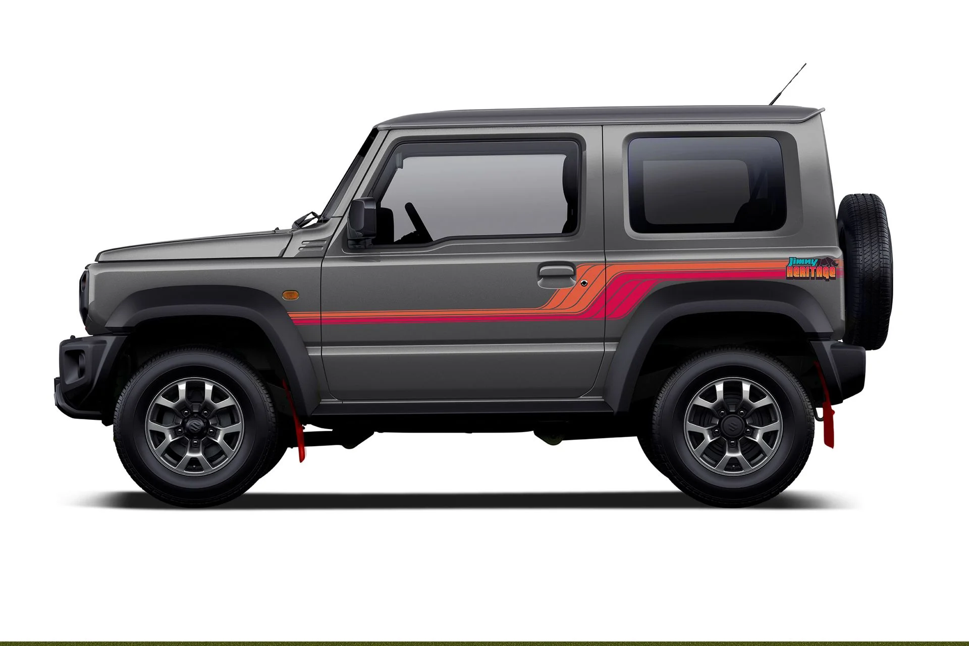 Suzuki Jimny Heritage arka üç çeyrek görünüm