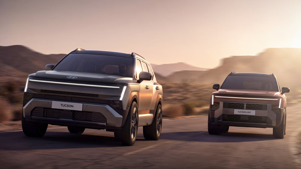 2027 Hyundai Tucson açık arazide ön görünüm