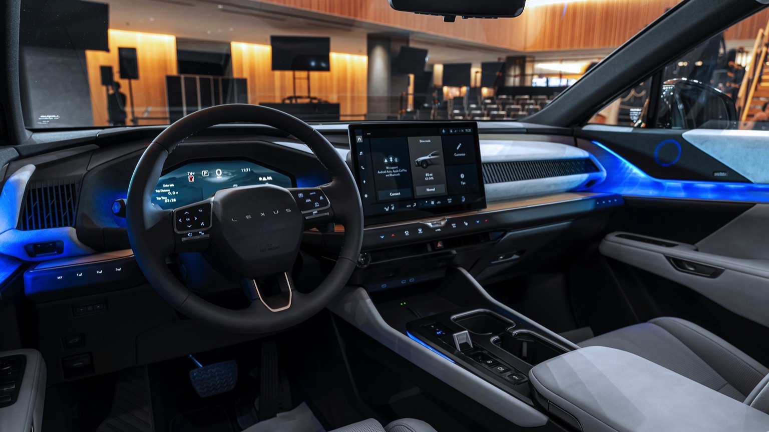 Lexus TZ 450e Standard Range Türkiye’ye Gelecek mi? 6 Kişilik SUV Lexus TZ sürücü kokpiti