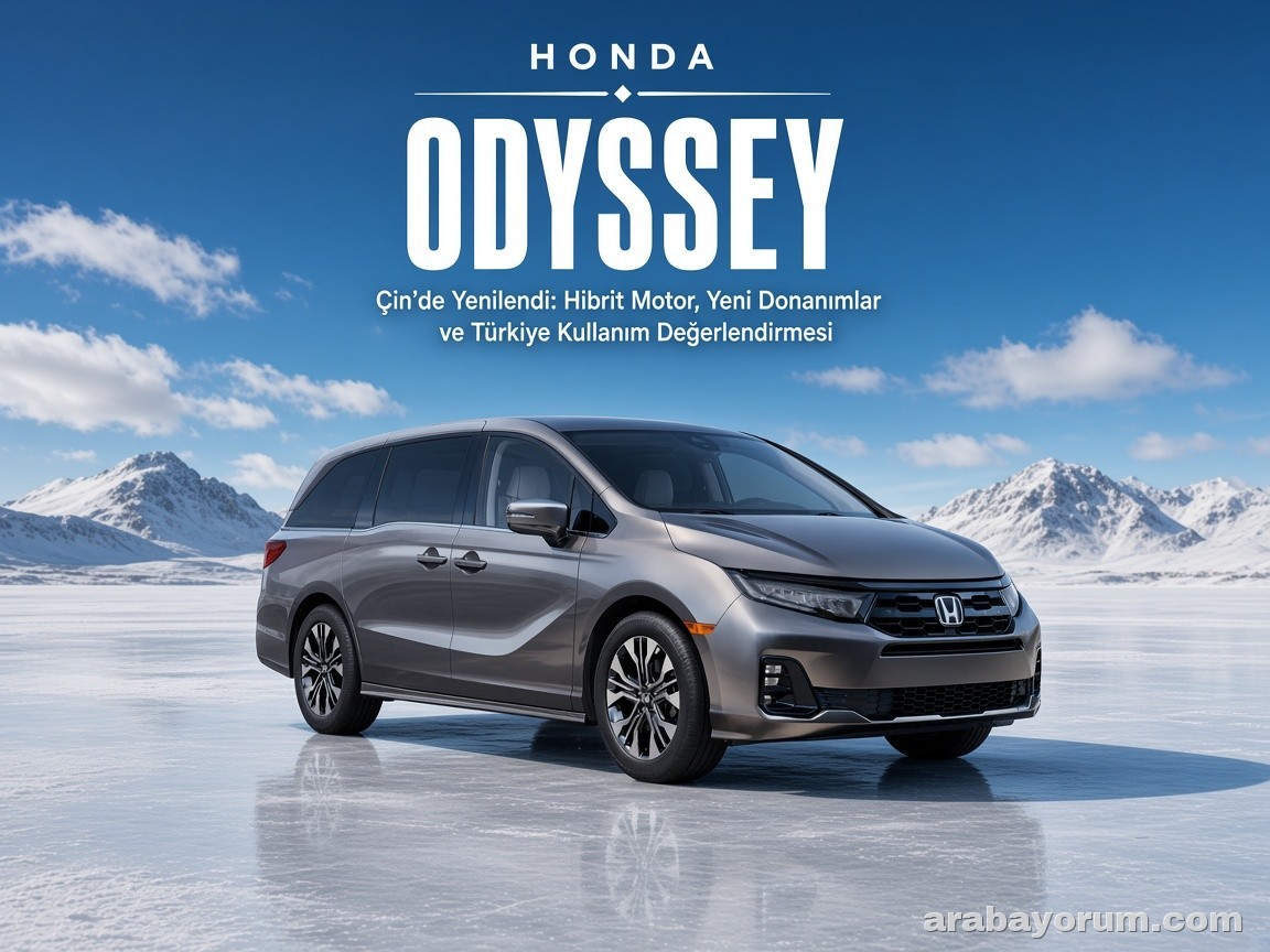 Honda Odyssey Çin’de Yenilendi: Hibrit Motor ve Yeni Donanımlar