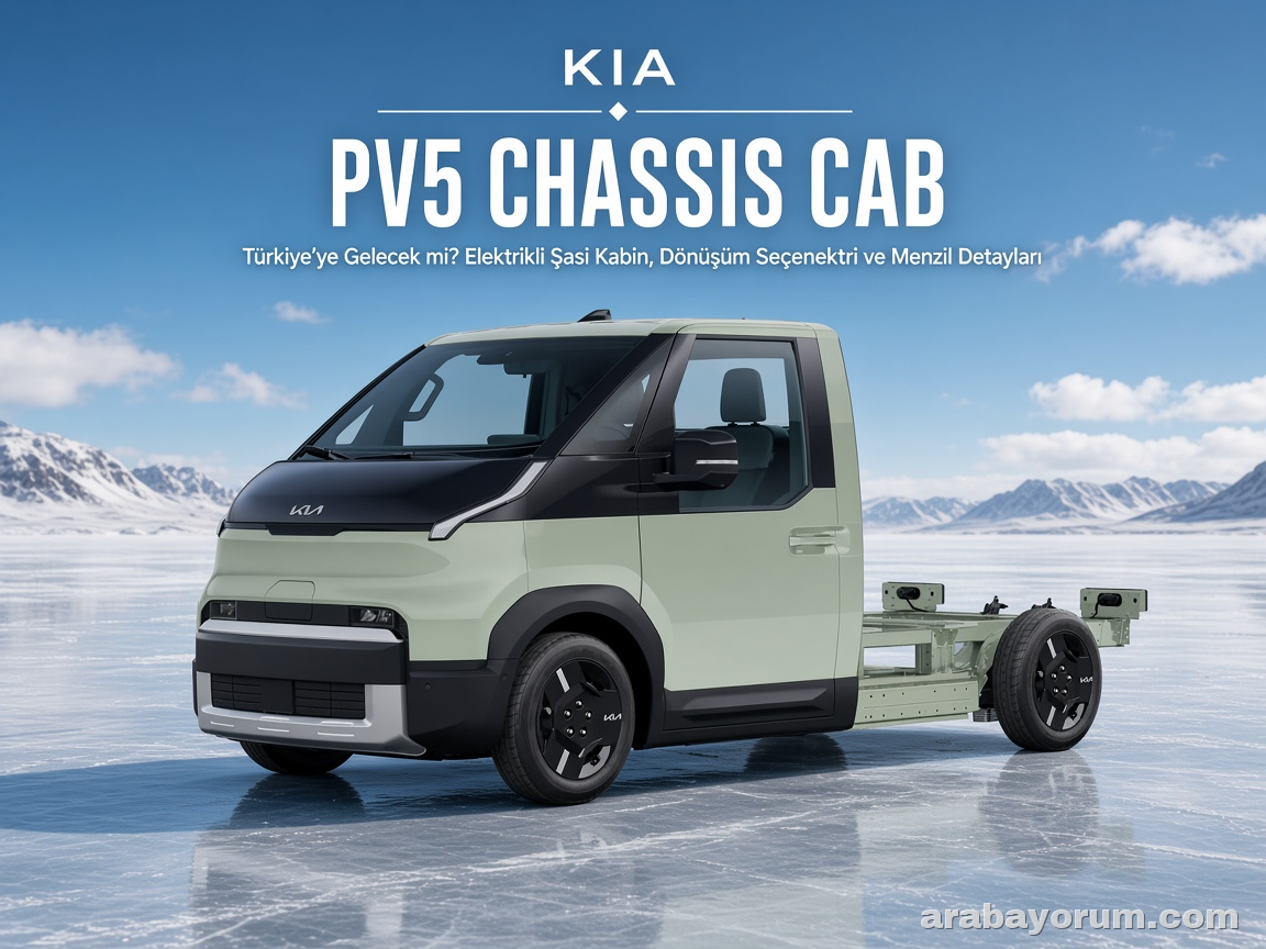Kia PV5 Chassis Cab Türkiye'ye Gelecek mi? Menzil ve Dönüşümler