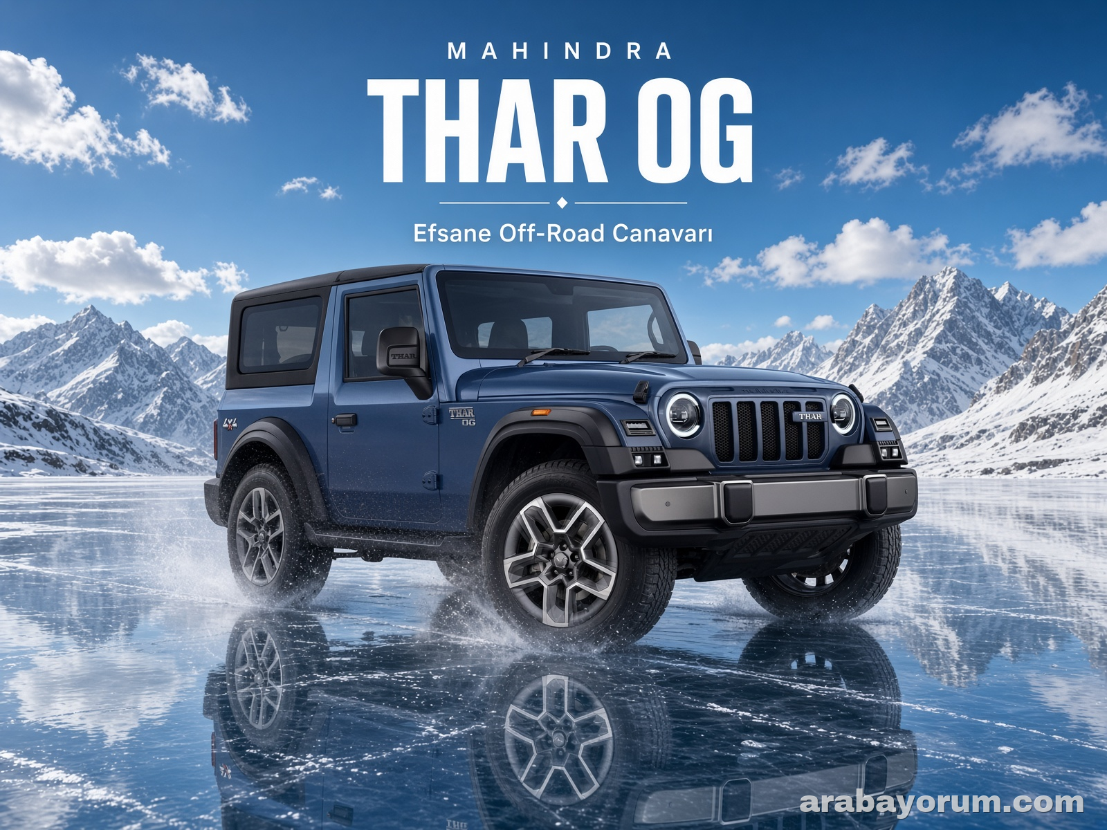 Mahindra Thar OG Yenilendi: Jeep Wrangler'a Benzeyen Off-Road SUV