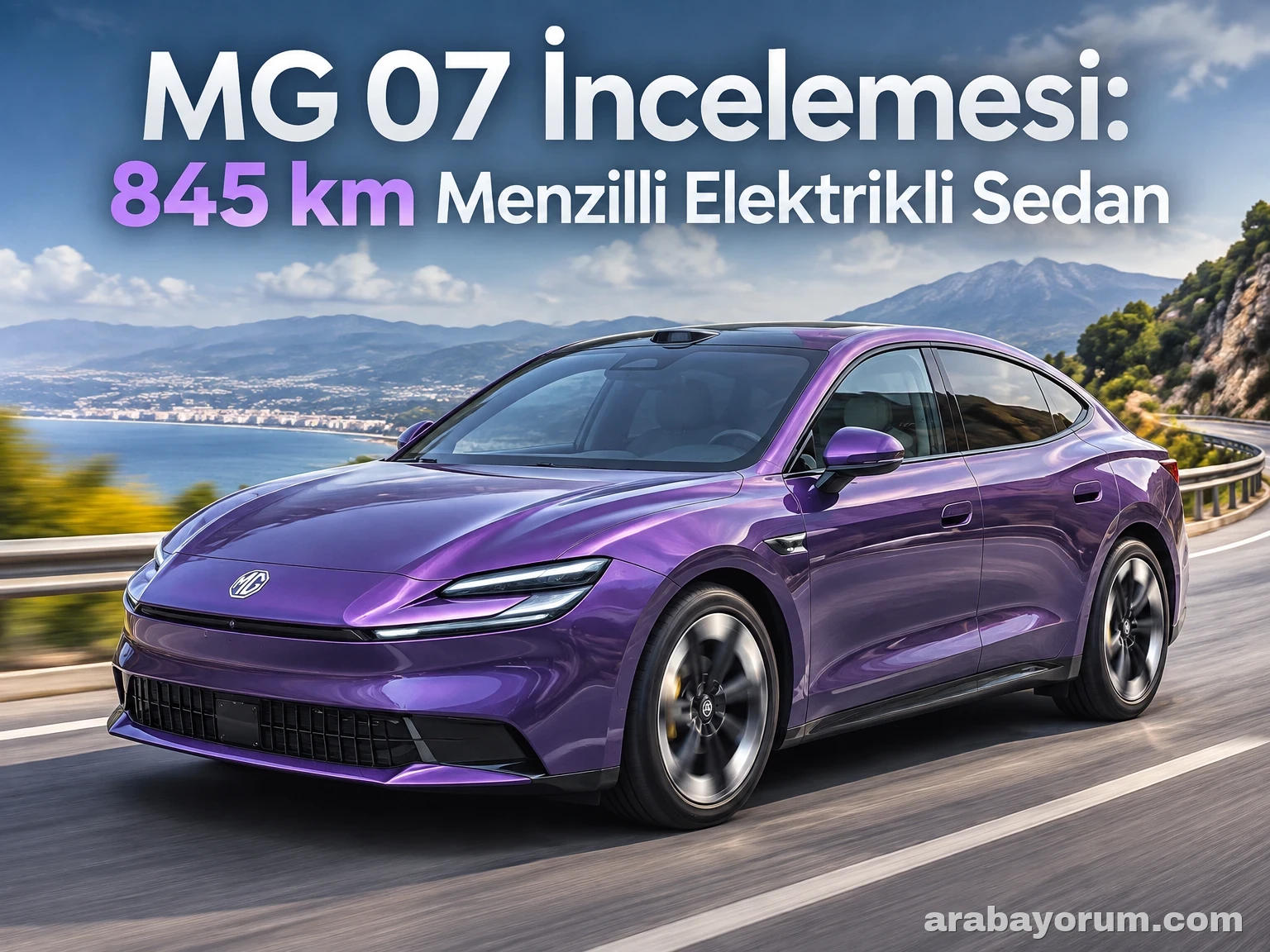 MG 07 İncelemesi: 845 km Menzilli Elektrikli Sedan