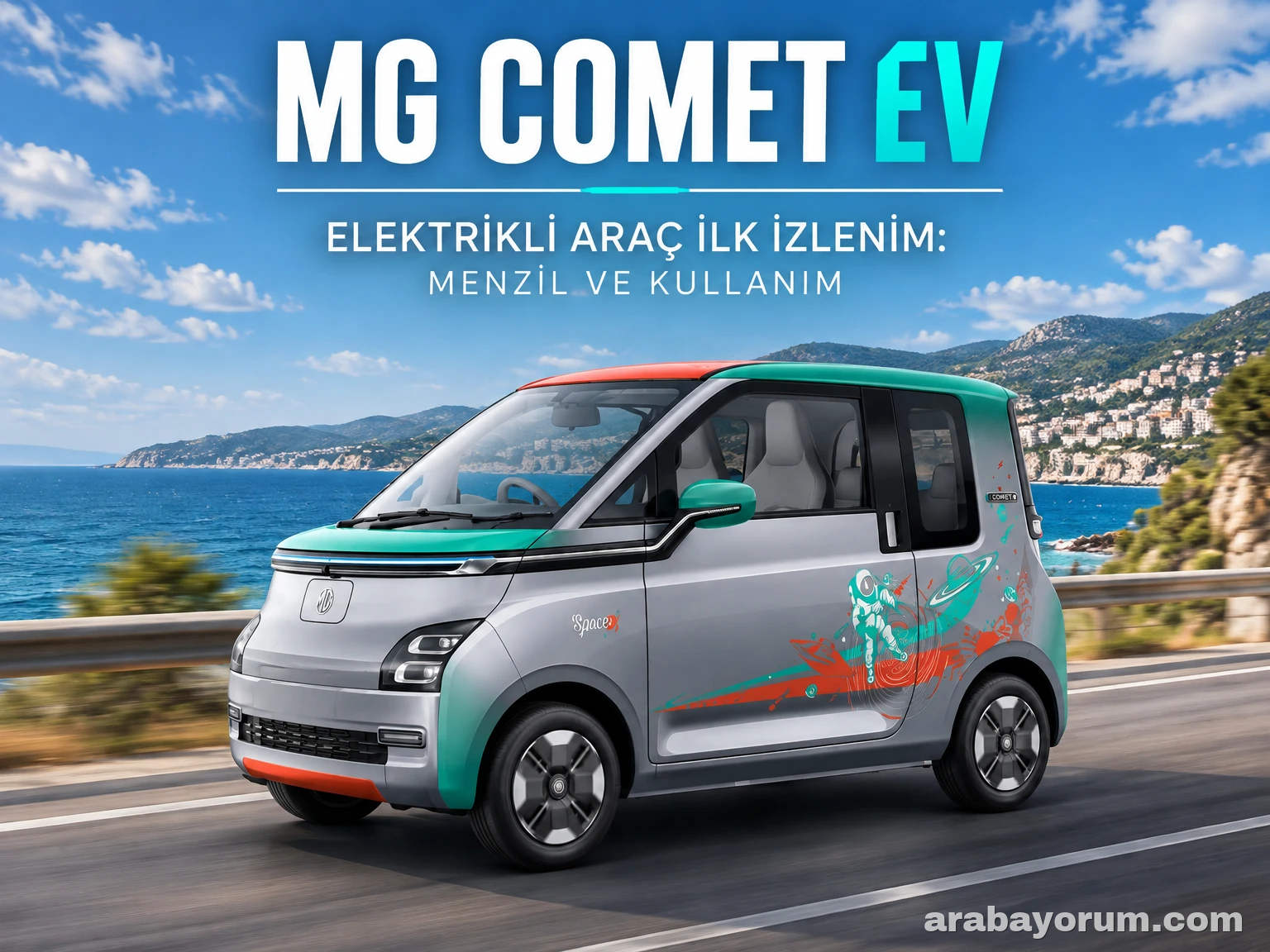 MG Comet EV Elektrikli Araç İlk İzlenim: Menzil ve Kullanım