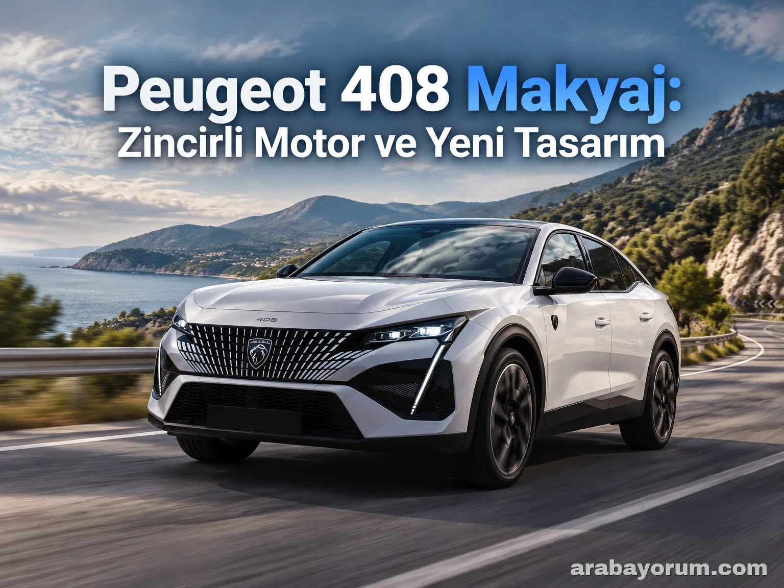 Peugeot 408 Makyaj: Zincirli Motor ve Yeni Tasarım