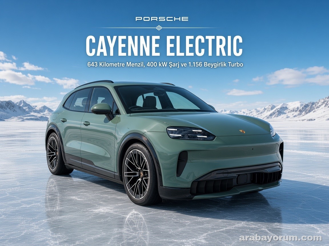 Porsche Cayenne Electric: 643 Kilometre Menzil ve 400 kW Şarj