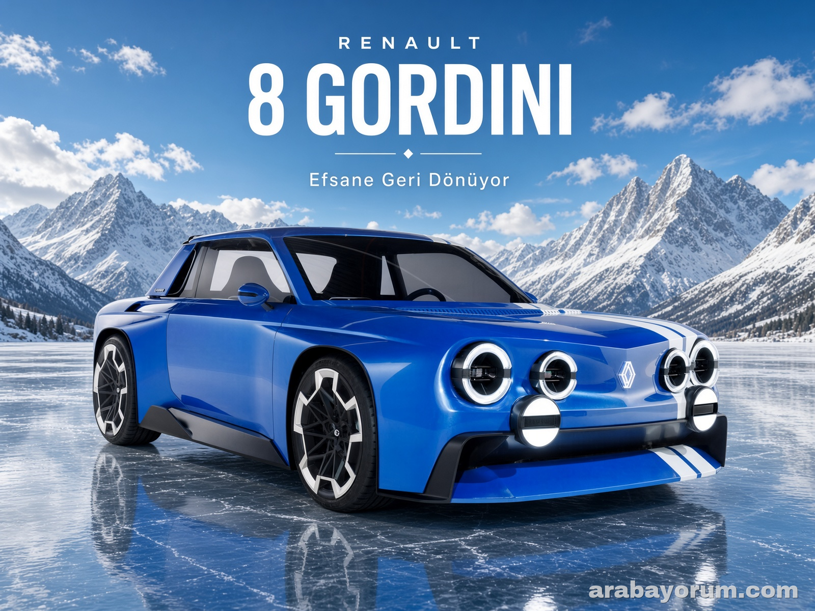 Renault 8 Gordini Konsepti: Efsane Geri Dönüyor, Gelecek Elektrikle Şekilleniyor