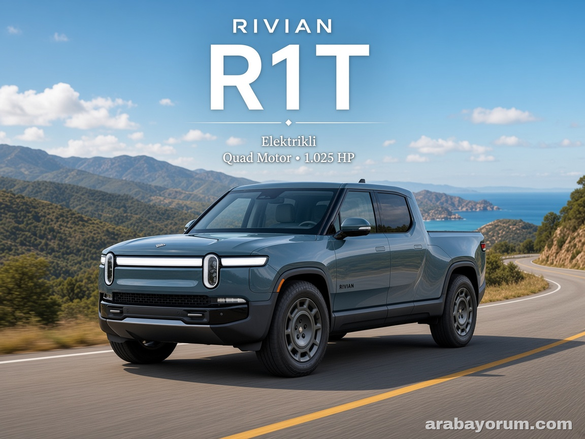 Rivian R1T Quad Motor İncelemesi: 1.025 HP'lik Elektrikli Pikap