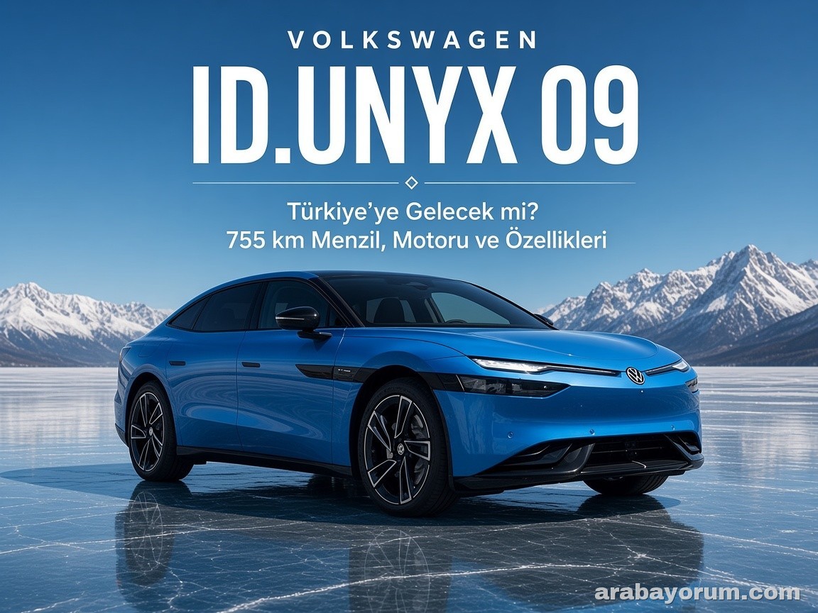 Volkswagen ID.UNYX 09 Türkiye'ye Gelecek mi? 755 km Menzil